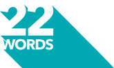 The logo of 22words