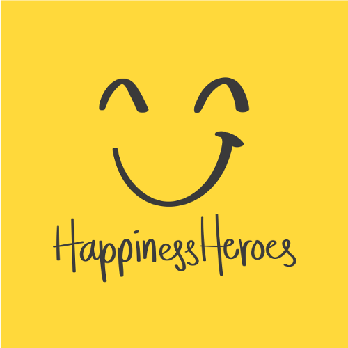 The logo of HappinessHeroes