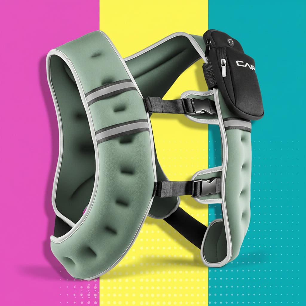Elevate Your Workout with CAP's 30lb Weighted Vest!